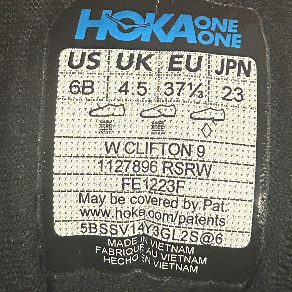 Hoka Clifton 9 Pink Women Size 6B Running Shoes Sneaker Athletic Cross Training - Picture 6 of 8